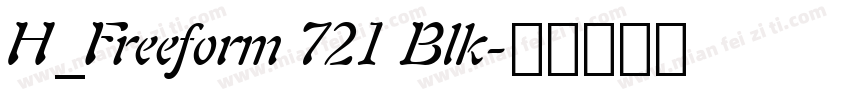 H_Freeform 721 Blk字体转换